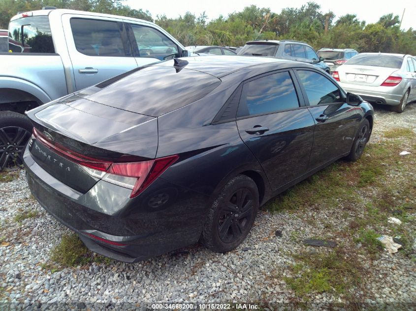 2021 HYUNDAI ELANTRA SEL VIN: 5NPLS4AG2MH029535