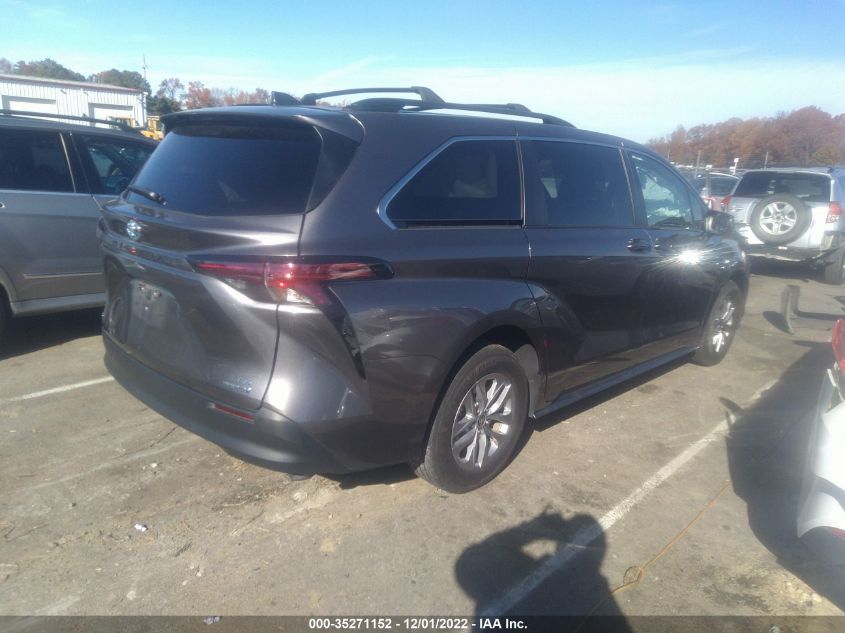 2022 TOYOTA SIENNA LE VIN: 5TDKSKFC5NS043897