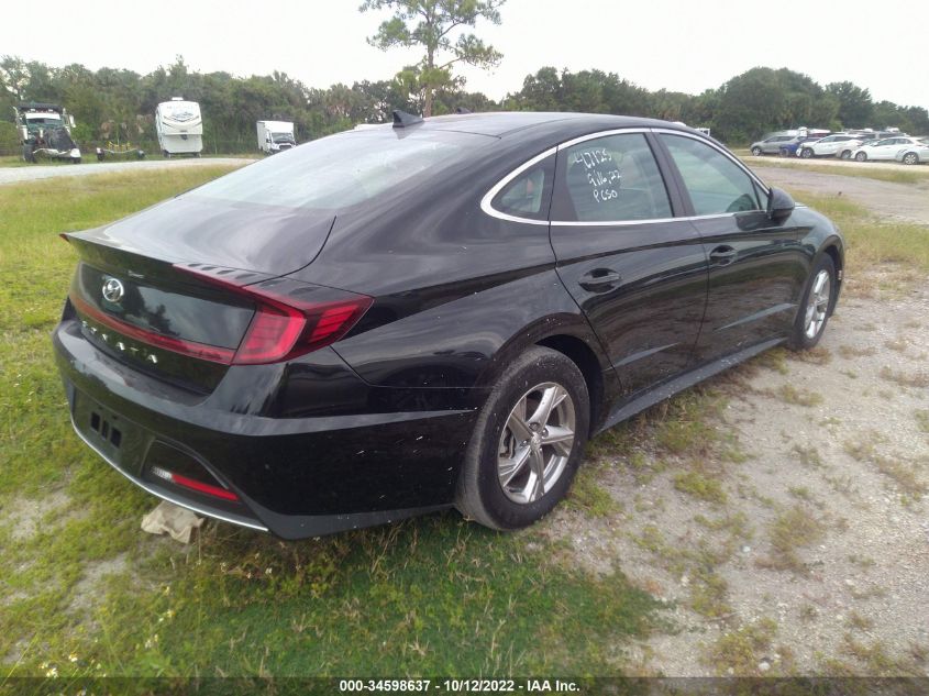 2022 HYUNDAI SONATA SE VIN: 5NPEG4JA8NH135110