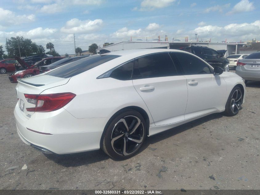 2021 HONDA ACCORD SEDAN SPORT VIN: 1HGCV2F37MA019903