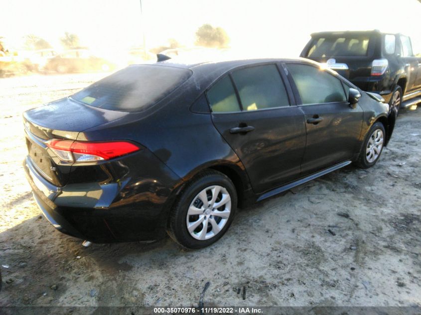 2022 TOYOTA COROLLA LE VIN: JTDEPMAE0NJ229864