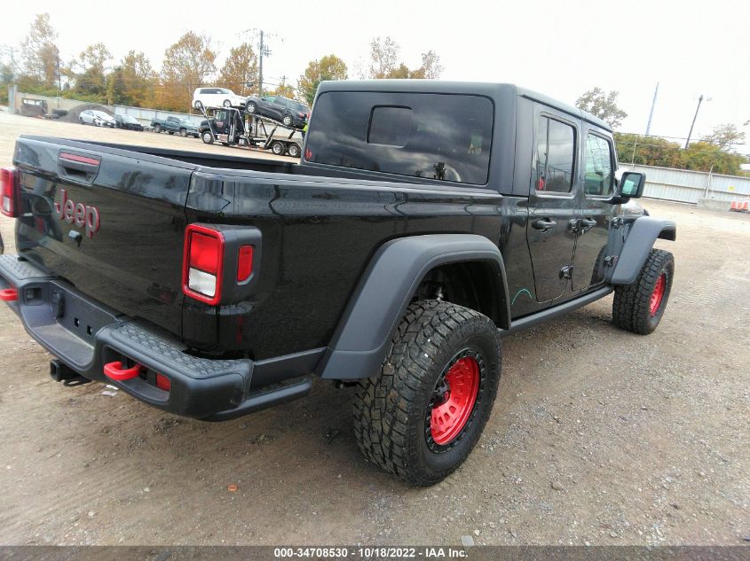2022 JEEP GLADIATOR RUBICON VIN: 1C6JJTBG5NL101237