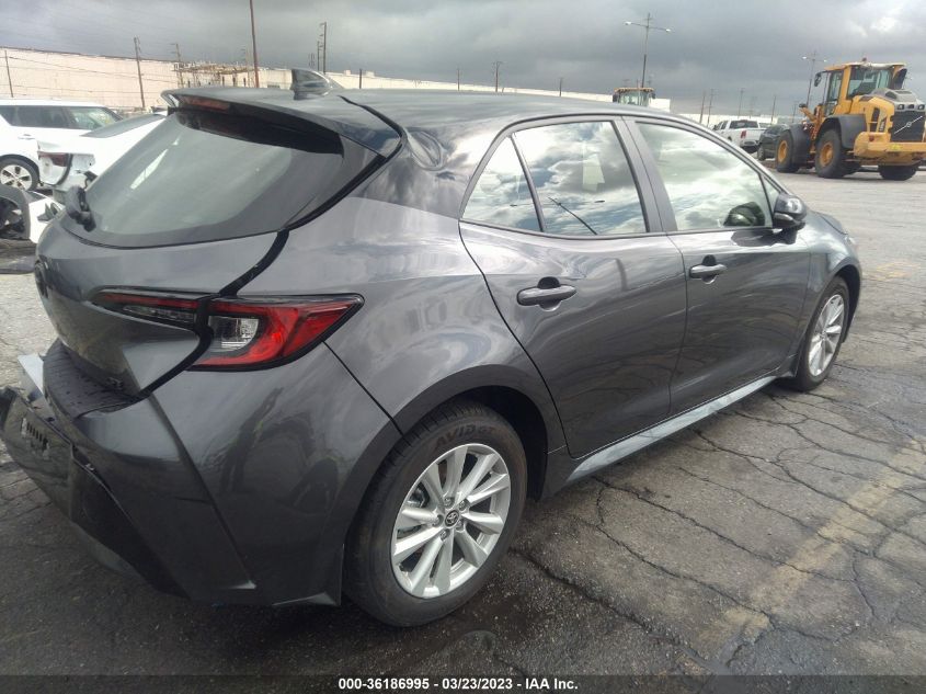 2023 TOYOTA COROLLA HATCHBACK SE VIN: JTND4MBE7P3197825