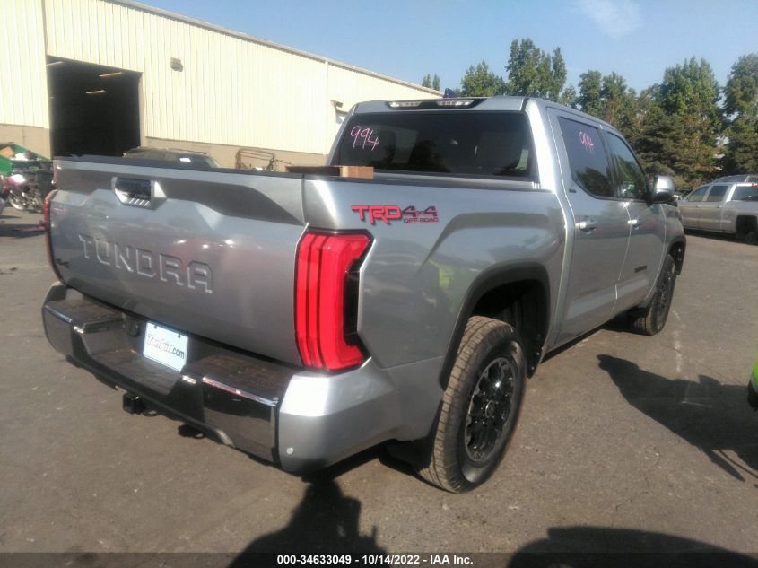 2022 TOYOTA TUNDRA 4WD SR5 VIN: 5TFLA5DB7NX048368