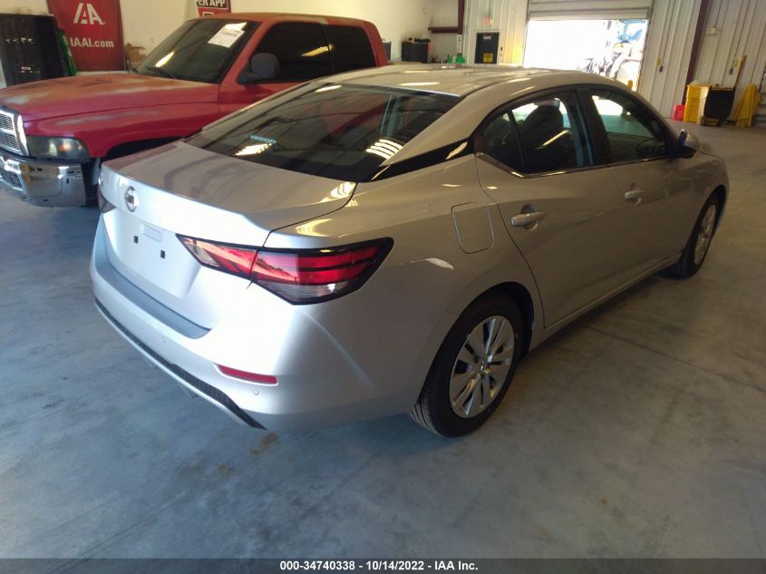 2022 NISSAN SENTRA S VIN: 3N1AB8BV3NY294015