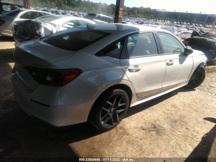2022 HONDA CIVIC SEDAN SPORT VIN: 2HGFE2F50NH550670