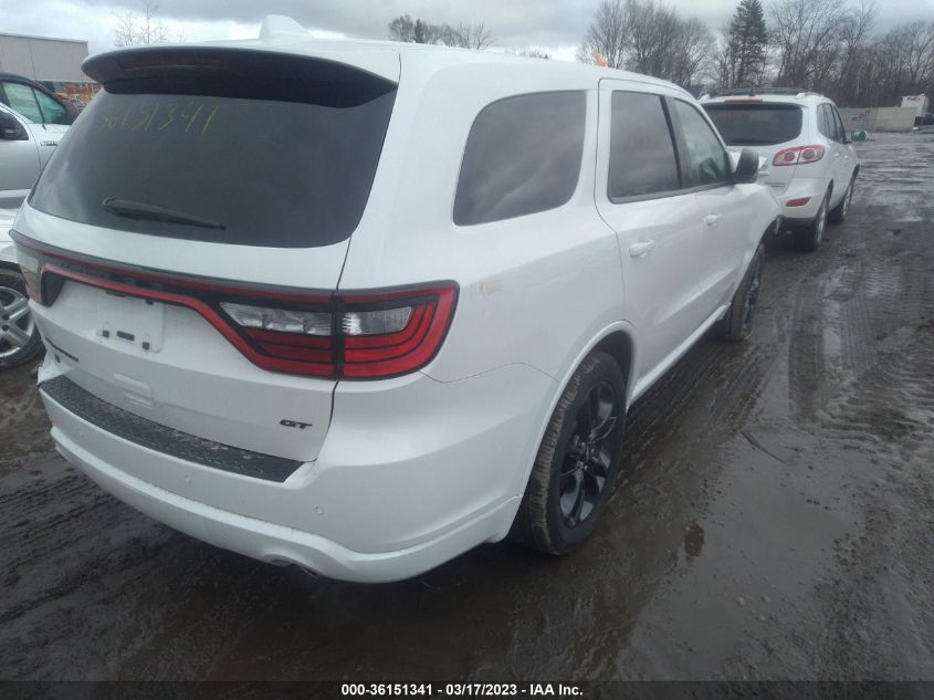 2022 DODGE DURANGO GT VIN: 1C4RDJDG1NC173881