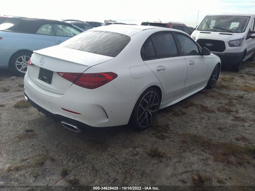 2022 MERCEDES-BENZ C-CLASS C 300 VIN: W1KAF4GB8NR018448
