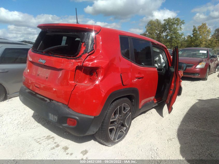 2021 JEEP RENEGADE JEEPSTER VIN: ZACNJDAB3MPN29370