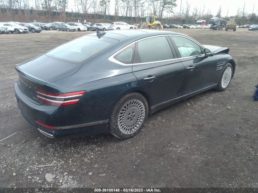 2022 GENESIS G80 2.5T VIN: KMTGB4SCXNU092470