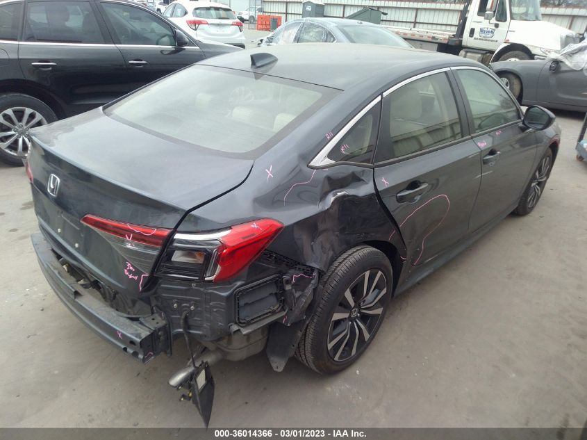 2022 HONDA CIVIC SEDAN EX VIN: JHMFE1F73NX001629