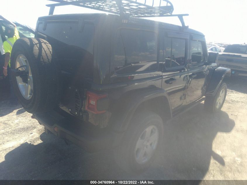 2021 JEEP WRANGLER UNLIMITED RUBICON VIN: 1C4HJXFG0MW555532