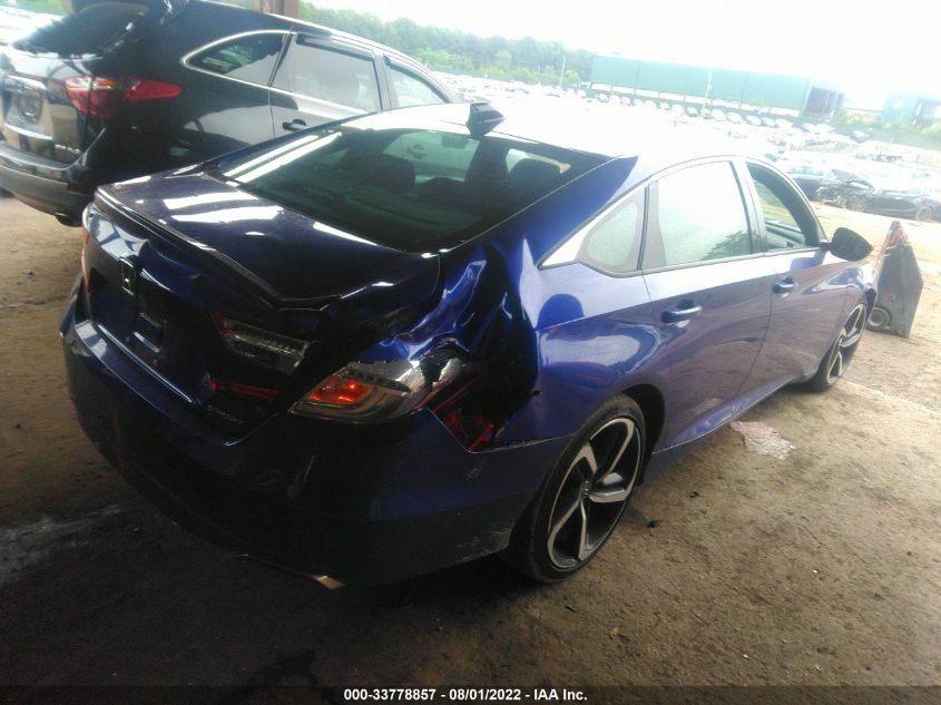 2022 HONDA ACCORD SEDAN SPORT VIN: 1HGCV1F37NA030976