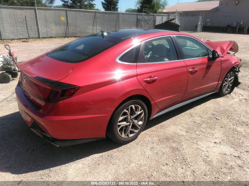 2022 HYUNDAI SONATA SEL VIN: KMHL14JA0NA170459
