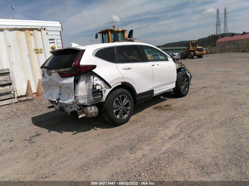 2022 HONDA CR-V EX VIN: 5J6RW2H5XNA012251