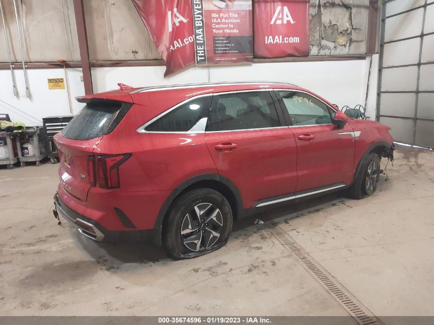 2022 KIA SORENTO HYBRID S VIN: KNDRG4LG4N5089763