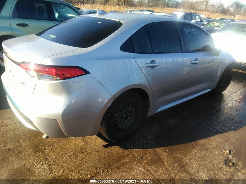 2022 TOYOTA COROLLA LE VIN: JTDEPMAE3N3007503