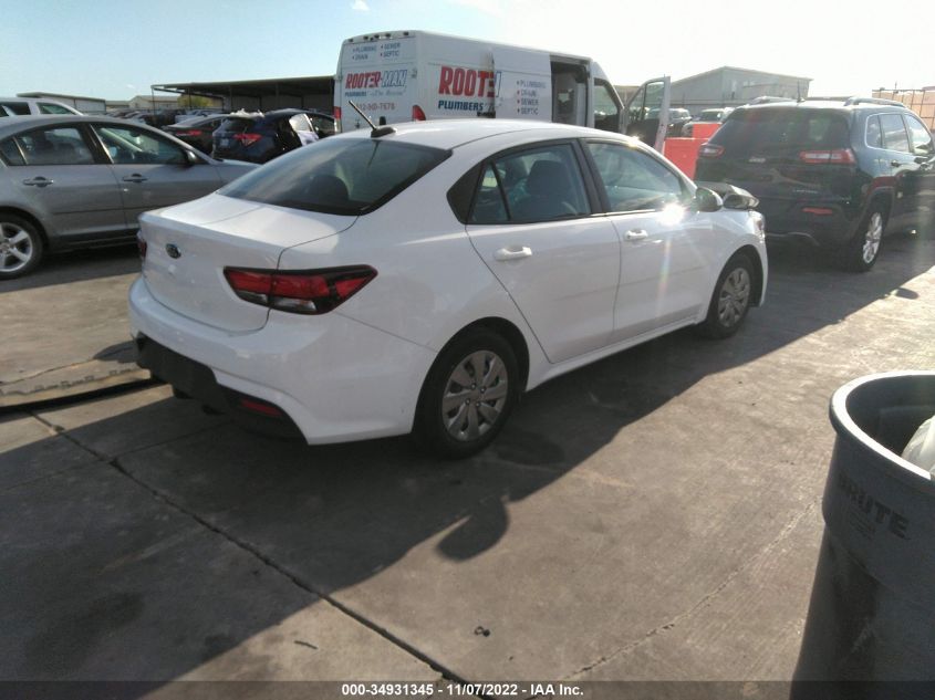 2020 KIA RIO LX VIN: 3KPA24AD5LE285927
