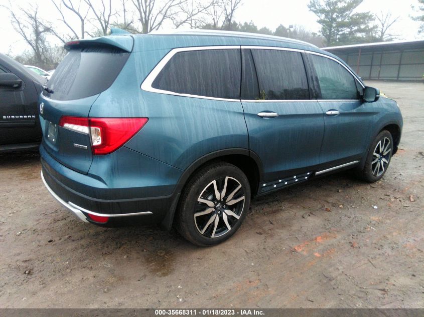 2022 HONDA PILOT TOURING 7-PASSENGER VIN: 5FNYF5H61NB024405