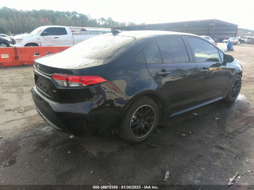 2022 TOYOTA COROLLA LE VIN: JTDEPMAE8NJ229918