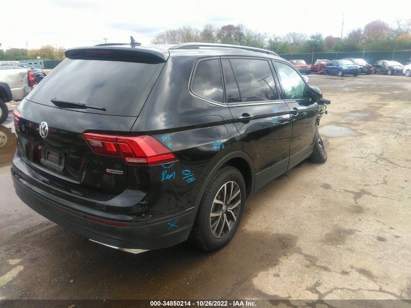 2021 VOLKSWAGEN TIGUAN S VIN: 3VV0B7AXXMM076294