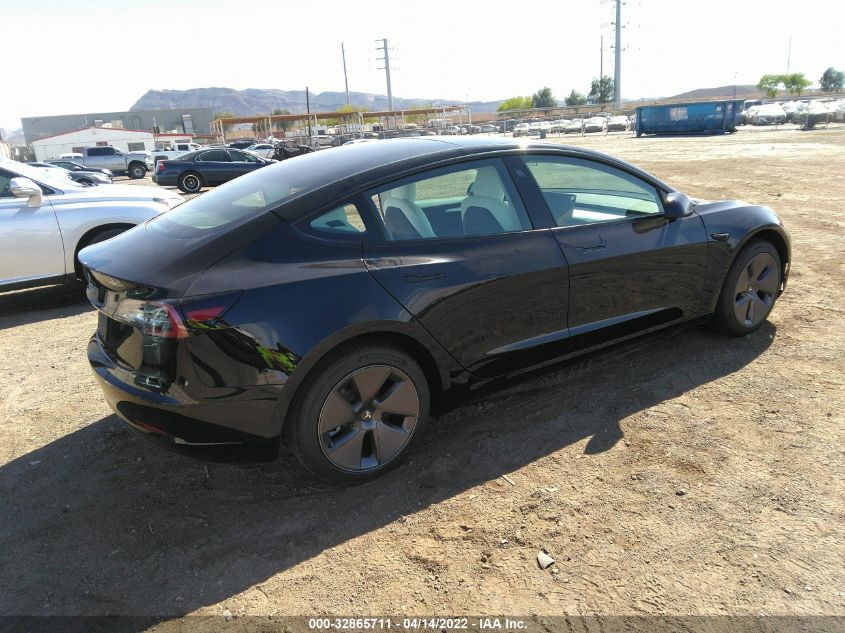 2022 TESLA MODEL 3 VIN: 5YJ3E1EA0NF159714
