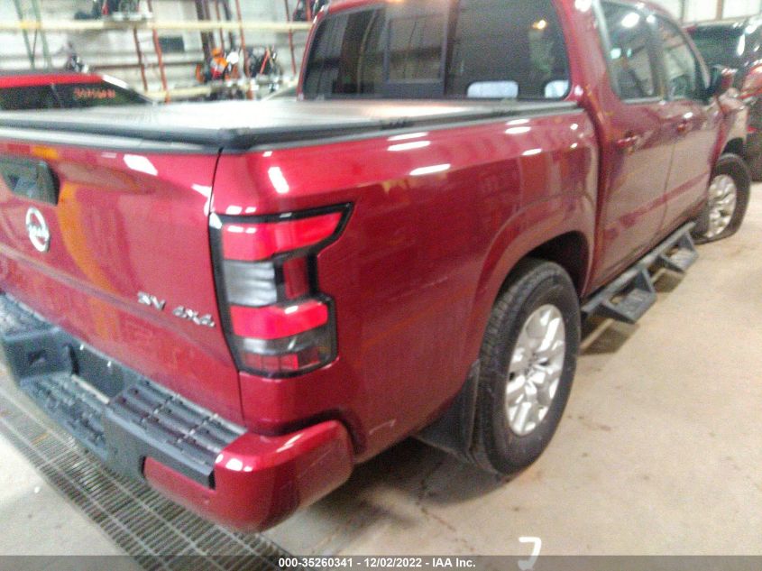 2022 NISSAN FRONTIER SV VIN: 1N6ED1EK4NN667252