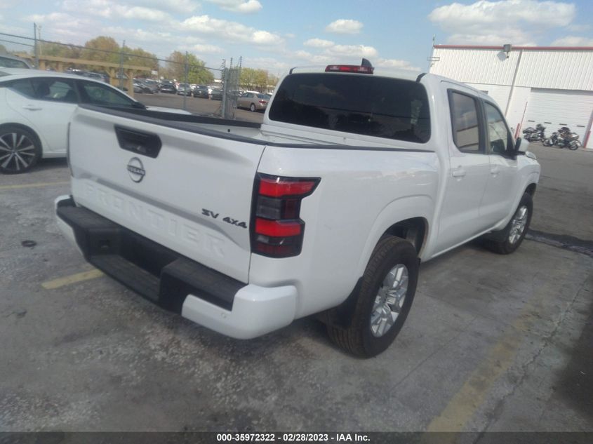2022 NISSAN FRONTIER SV VIN: 1N6ED1EK7NN649442