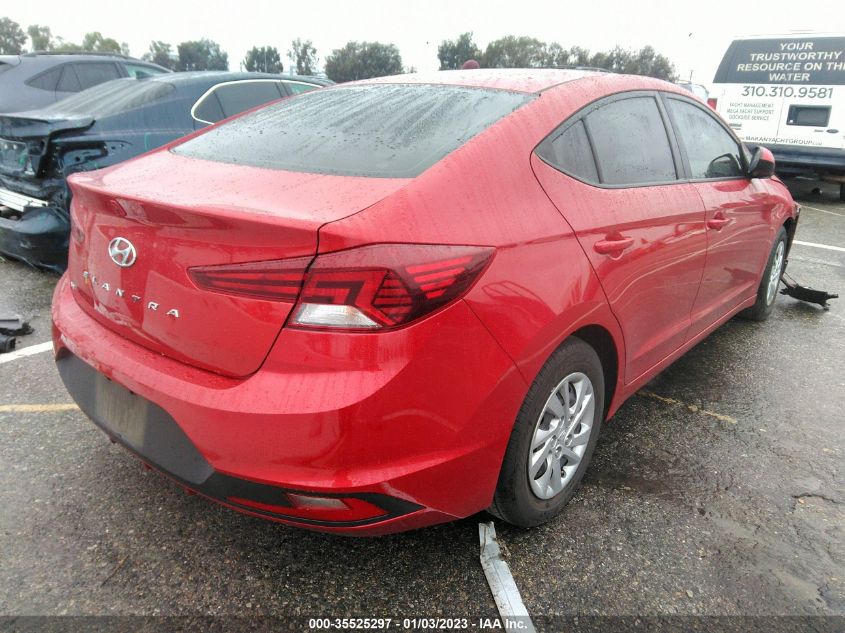 2020 HYUNDAI ELANTRA SE VIN: KMHD74LFXLU014923
