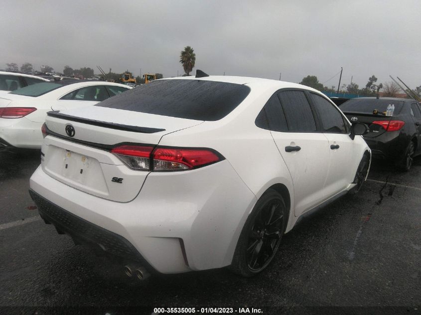 2022 TOYOTA COROLLA SE/SE NIGHTSHADE/APEX SE VIN: 5YFS4MCE2NP135506