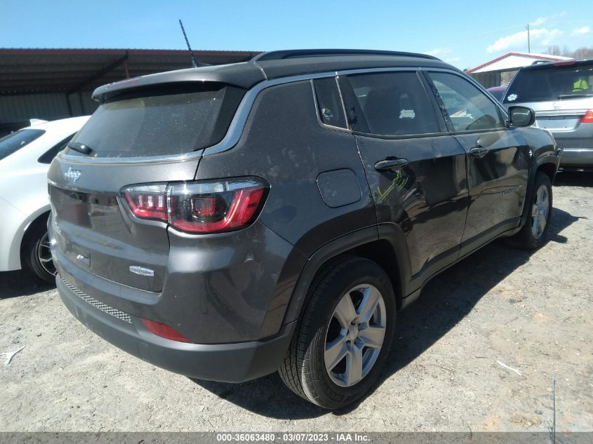 2022 JEEP COMPASS LATITUDE VIN: 3C4NJCBB8NT229314