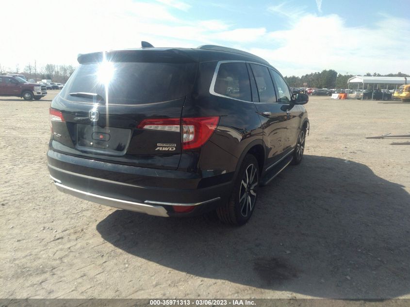 2022 HONDA PILOT TOURING 8-PASSENGER VIN: 5FNYF6H98NB013062