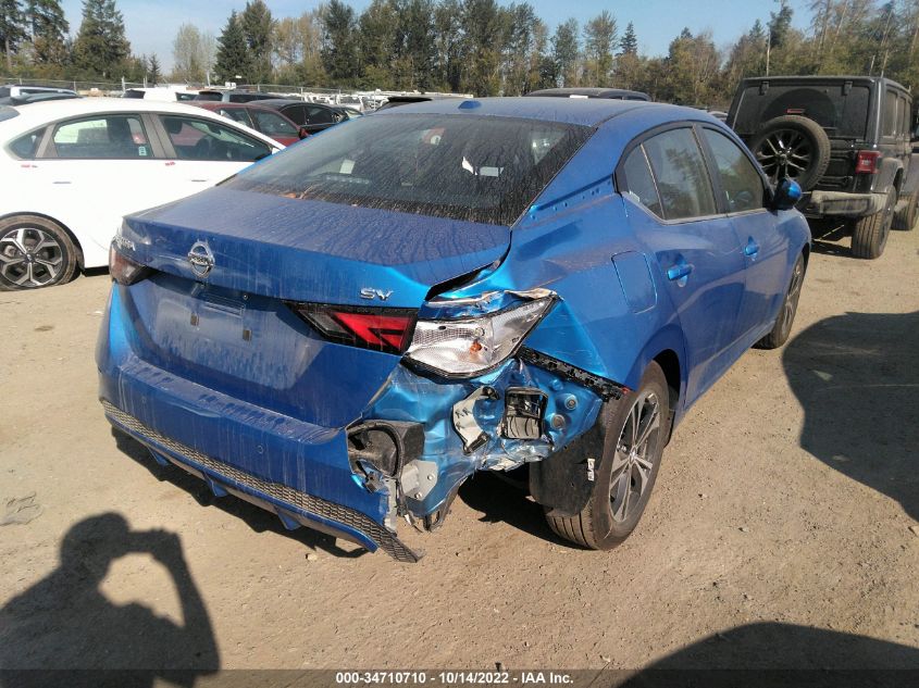 2022 NISSAN SENTRA SV VIN: 3N1AB8CV6NY288322