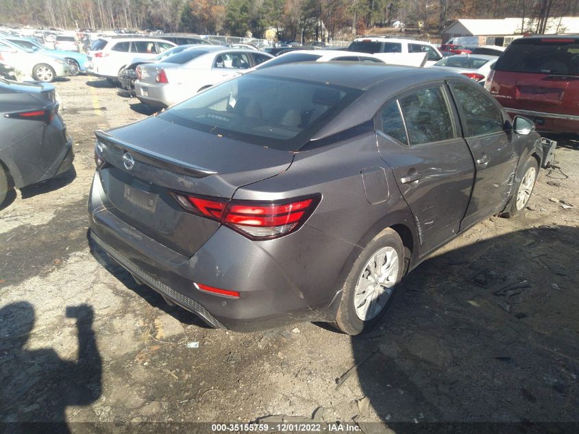 2021 NISSAN SENTRA S VIN: 3N1AB8BV1MY268799