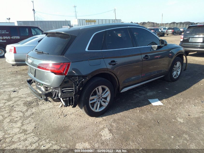 2022 AUDI Q5 S LINE PREMIUM VIN: WA1GAAFY9N2002737