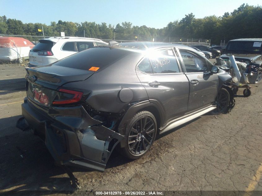 2022 SUBARU WRX PREMIUM VIN: JF1VBAF64N9013859