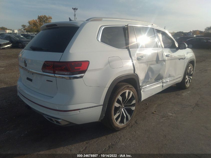 2022 VOLKSWAGEN ATLAS 3.6L V6 SEL PREMIUM VIN: 1V2FR2CA2NC513643