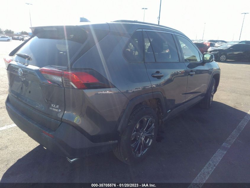 2022 TOYOTA RAV4 HYBRID XLE PREMIUM VIN: JTMB6RFVXND070913
