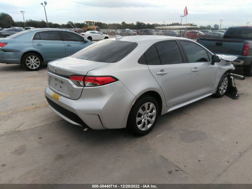 2021 TOYOTA COROLLA LE VIN: 5YFEPMAE5MP162396