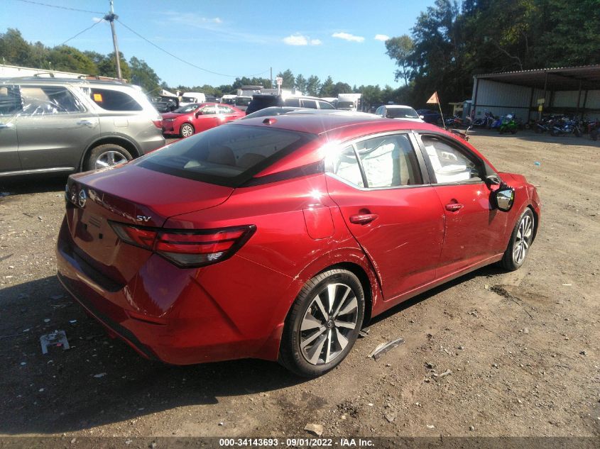 2021 NISSAN SENTRA SV VIN: 3N1AB8CV4MY237237