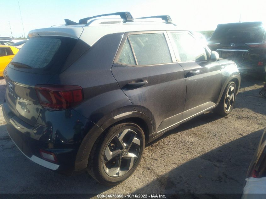 2021 HYUNDAI VENUE DENIM VIN: KMHRC8A36MU128579