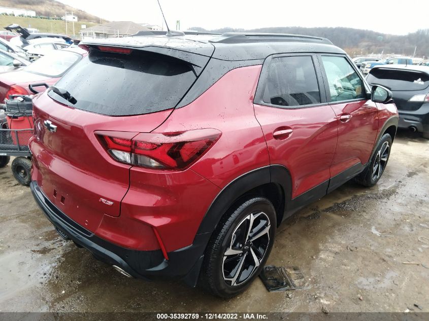 2021 CHEVROLET TRAILBLAZER RS VIN: KL79MUSL8MB144218
