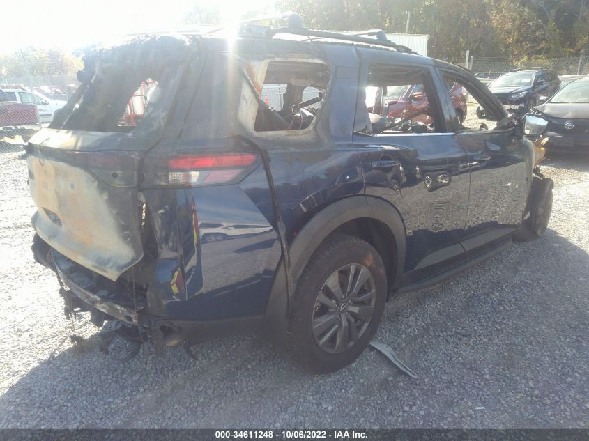 2022 NISSAN PATHFINDER SV VIN: 5N1DR3BD2NC237423