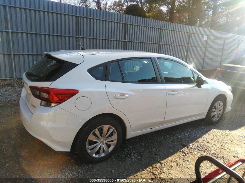 2021 SUBARU IMPREZA VIN: 4S3GTAB62M3712883