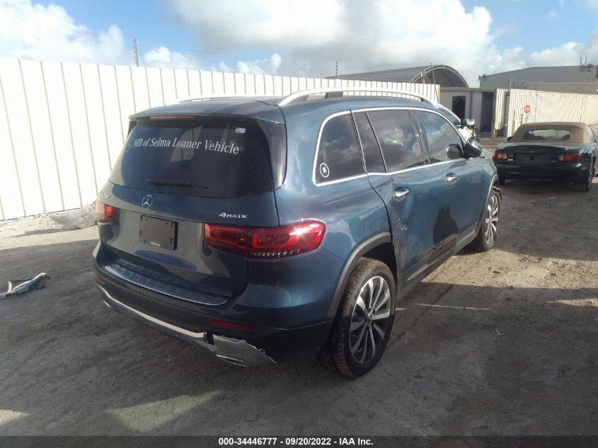 2022 MERCEDES-BENZ GLB GLB 250 VIN: W1N4M4HB4NW192491