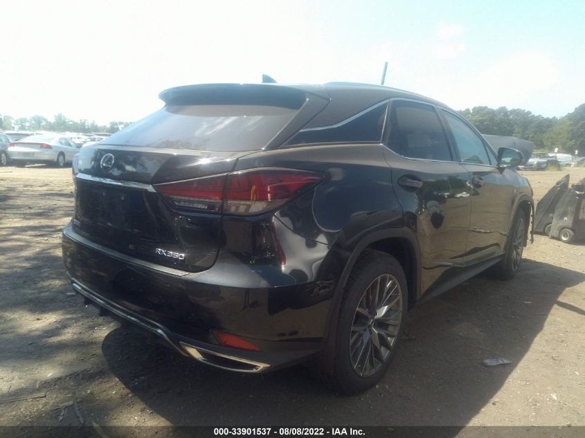 2022 LEXUS RX RX 350 F SPORT HANDLING VIN: 2T2YZMDA0NC331589