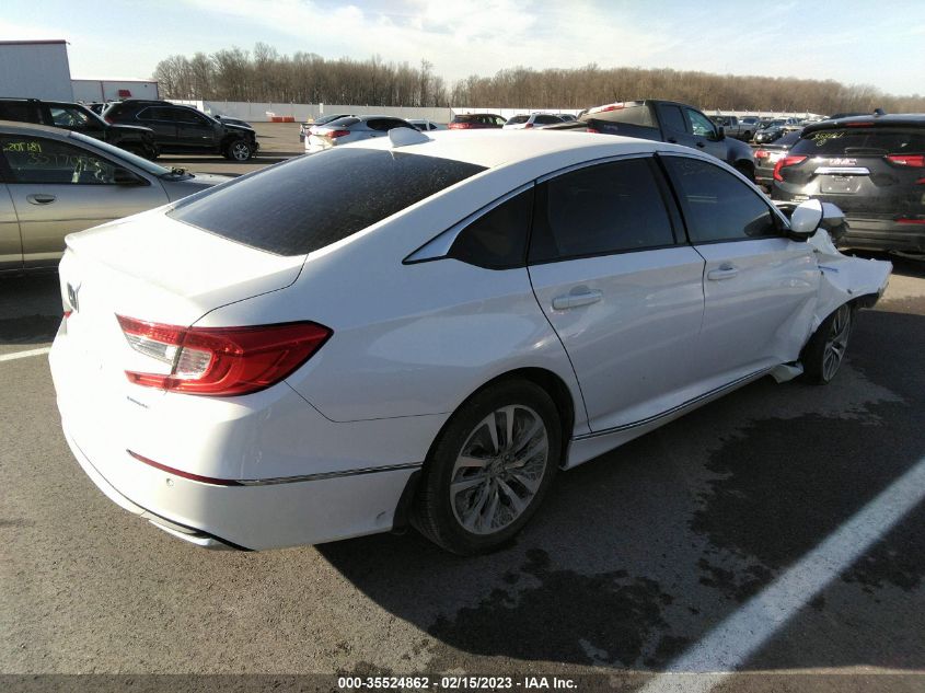 2021 HONDA ACCORD HYBRID EX-L VIN: 1HGCV3F58MA003071