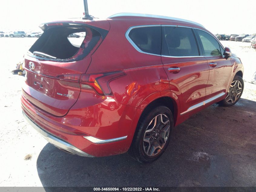 2021 HYUNDAI SANTA FE CALLIGRAPHY VIN: 5NMS5DAL5MH329275