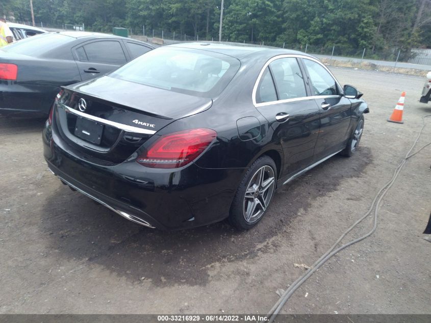 2020 MERCEDES-BENZ C-CLASS C 300 VIN: W1KWF8EB8LR580394