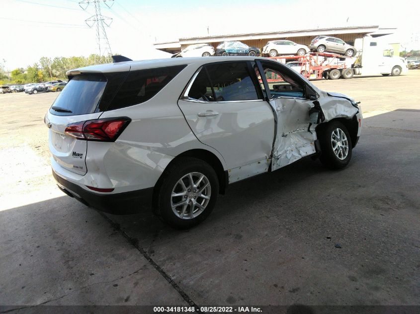 2022 CHEVROLET EQUINOX LT VIN: 3GNAXUEV2NL124719